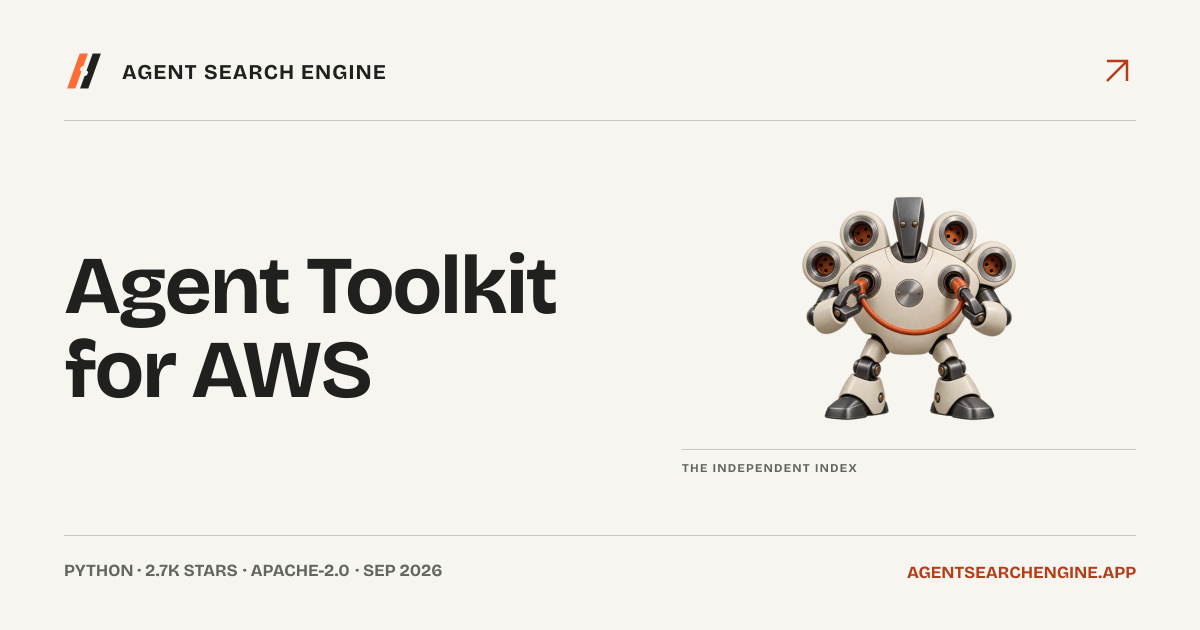 Agent Toolkit for AWS shipped an update