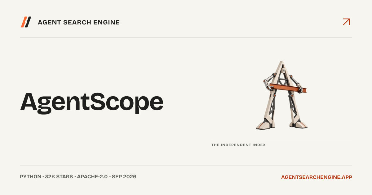 AgentScope shipped an update