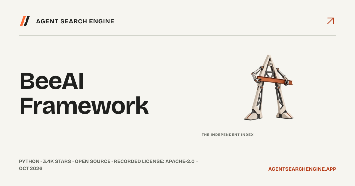 BeeAI Framework shipped an update