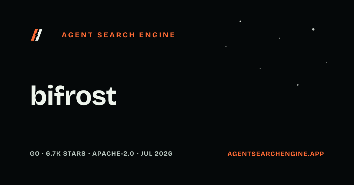 bifrost shipped an update