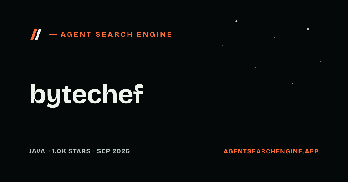 bytechef shipped an update