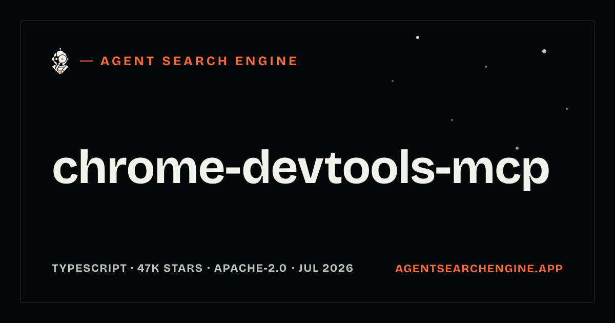 chrome-devtools-mcp shipped an update