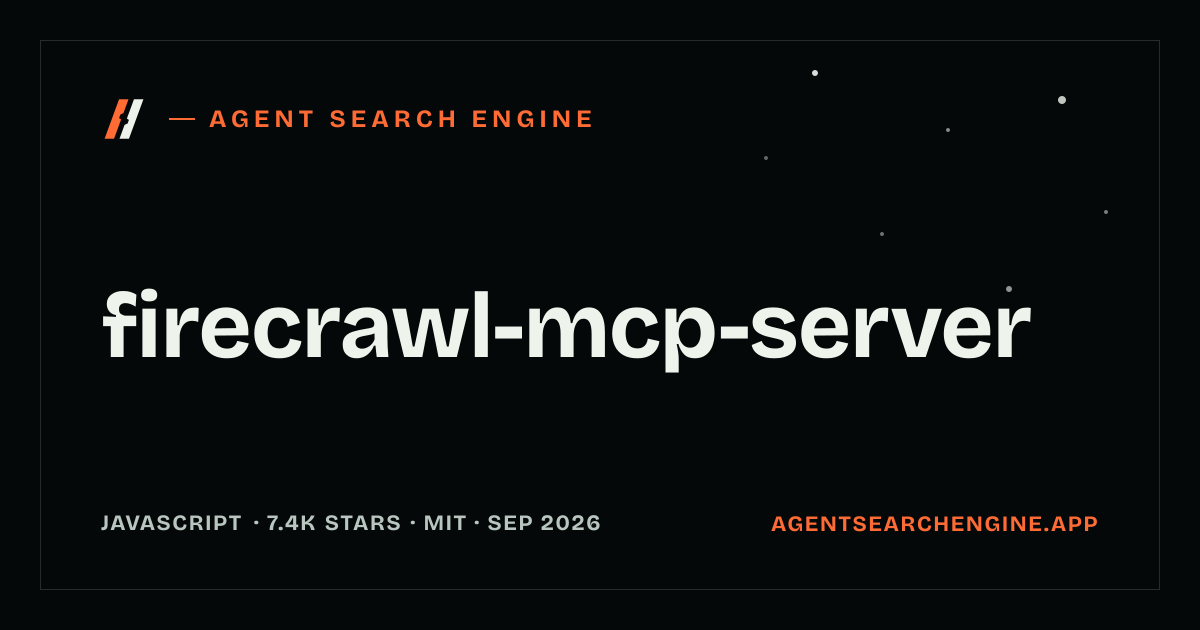firecrawl-mcp-server shipped an update