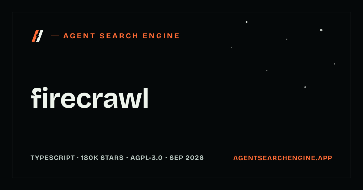 firecrawl gained 8,099 GitHub stars