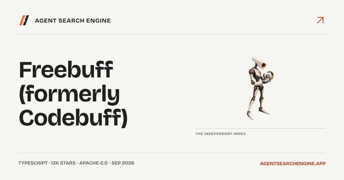 Freebuff (formerly Codebuff) shipped an update