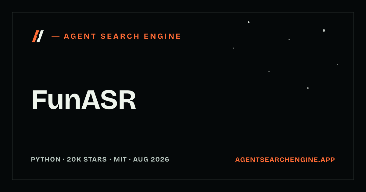 FunASR shipped an update