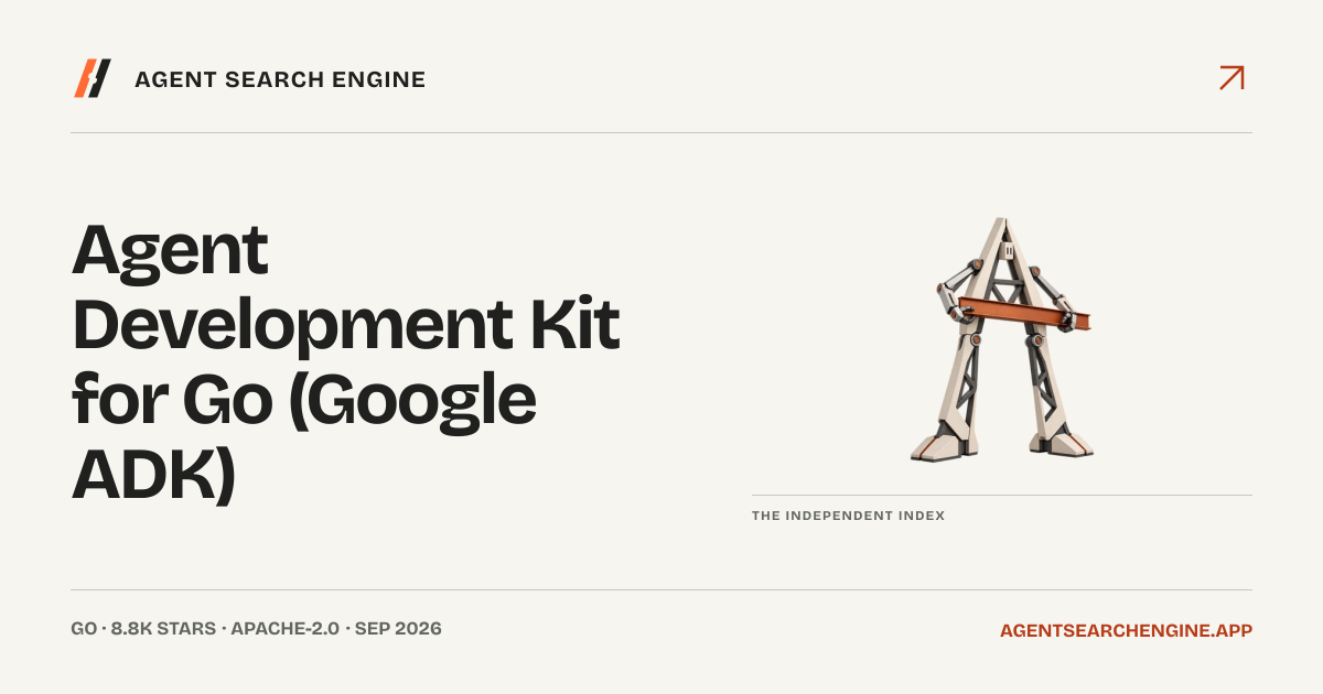 Agent Development Kit for Go (Google ADK) shipped an update