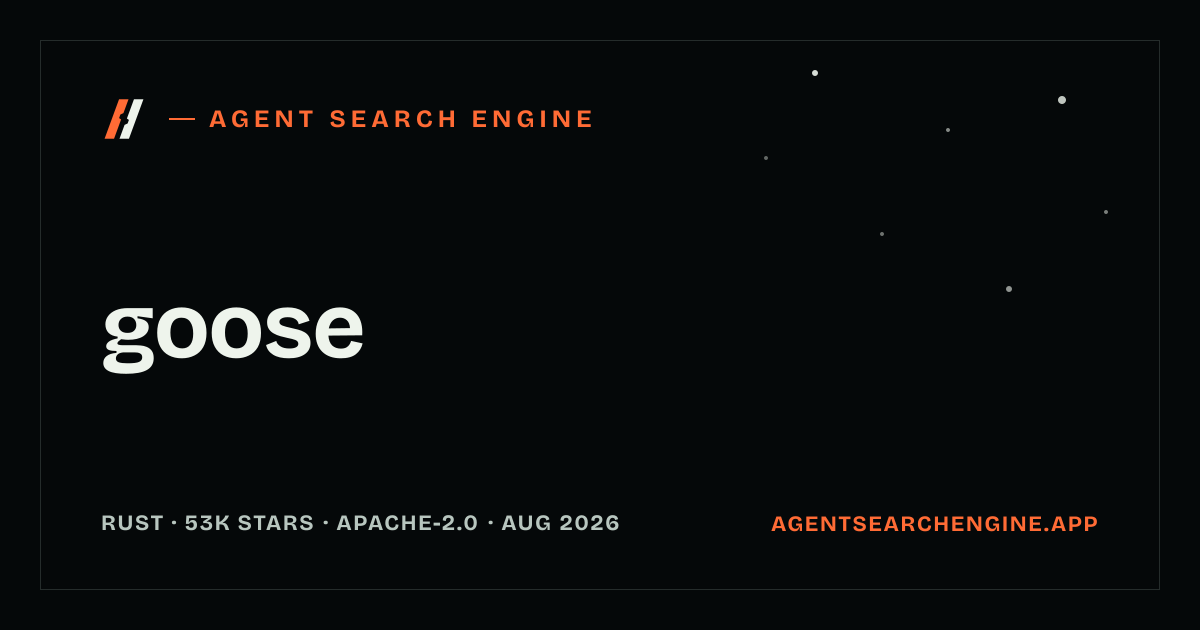 goose shipped an update