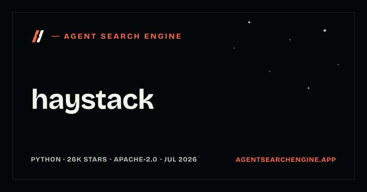 haystack shipped an update