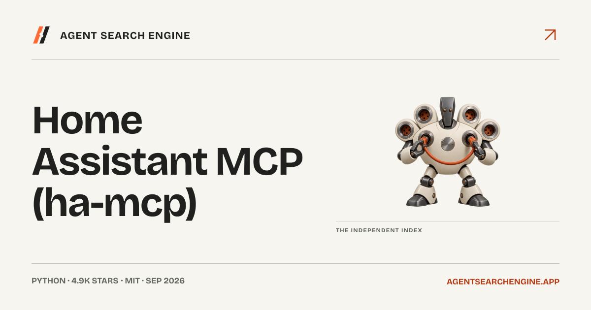 Home Assistant MCP (ha-mcp) shipped an update