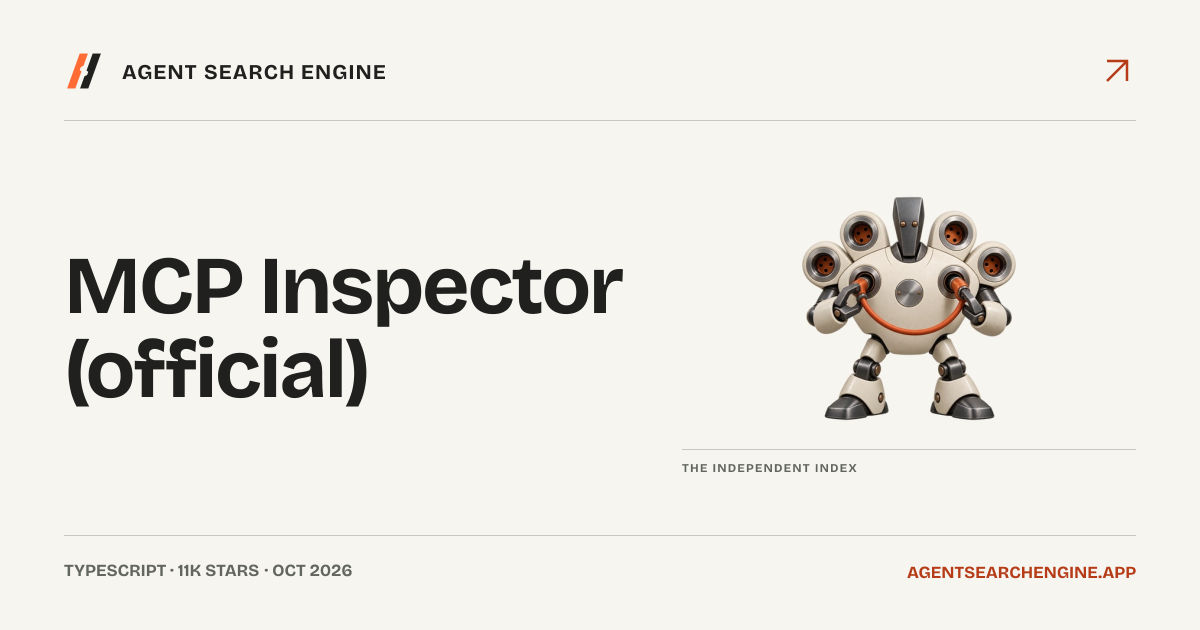 MCP Inspector (official) shipped an update
