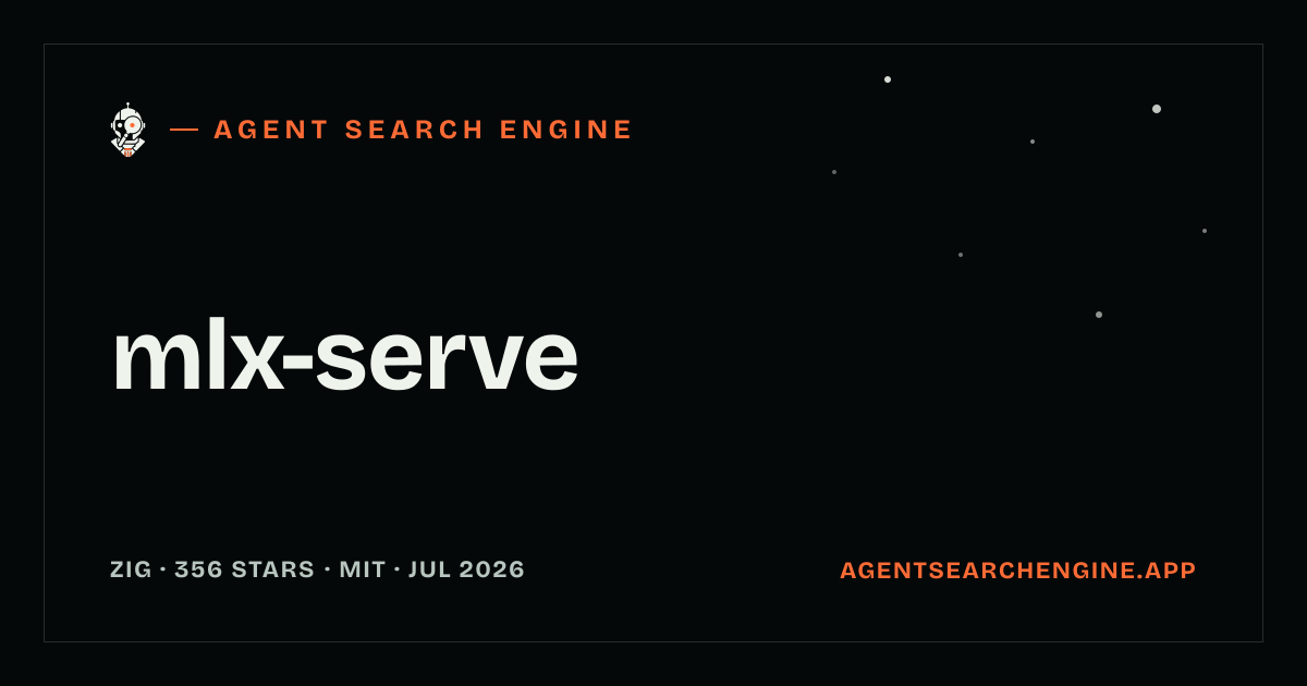 mlx-serve shipped an update