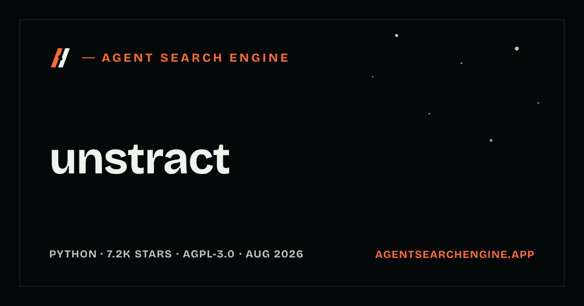 unstract shipped an update