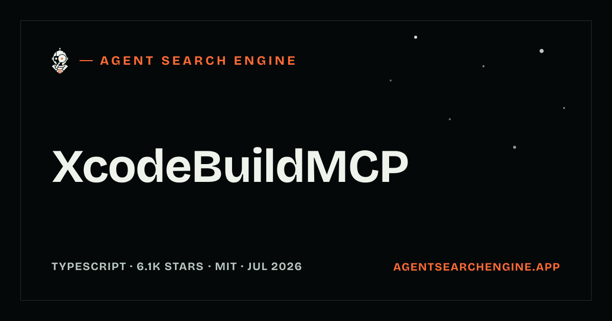 XcodeBuildMCP shipped an update